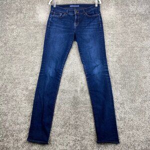 J Brand Pencil Leg Blue Skinny Jeans